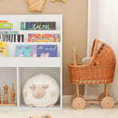 Kids Shelving Unit 3 Shelves 2 Compartments-8