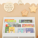 Kids Shelving Unit 3 Shelves 2 Compartments-9
