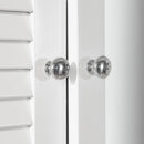 Mirror Cabinet Wall Cupboard, White-8