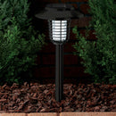 Lenoxx Wireless Solar-Powered Mosquito Killer Lamp (2-Piece, Black)-2