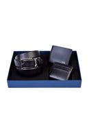 BELT AND WALLET & CARD HOLDER BLACK SET-1