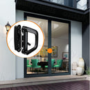 inside and outside key Sliding Patio Door Alloy Lock Set With 3 Keys Pull Handle Entrance Glass Door-3
