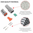 117PCS Deutsch Kit DT 2 Way Series Connector Plug Waterproof Auto Marine DT 2Pin-2