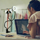 LED Selfie Ring Light with Cell Phone Holder Flexible Stand Live Stream Lamp AU-2