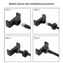 LED Selfie Ring Light with Cell Phone Holder Flexible Stand Live Stream Lamp AU-4