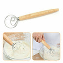 13 INCHES BAKING DOUGH STAINLESS STEEL LARGE WIRE WHISK MIXER BREAD COOKING TOOL-1