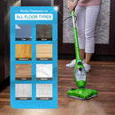 5PCS Stick On White Washable Cleaning Pads Microfiber For X5 Steam Mop H20 H2O-4