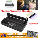 Tattoo Transfer Machine Printer Drawing Thermal Stencil Maker Copier+100 Paper-1