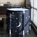 65x70cm Portable Foldable Bathtub PVC Water Tub Place Room Spa Bath Bucket Adult Folding-1