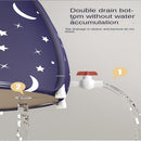 65x70cm Portable Foldable Bathtub PVC Water Tub Place Room Spa Bath Bucket Adult Folding-5