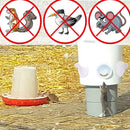 4 Port Chicken Feeder Poultry Feeder DIY Port PVC Gravity Fed Chicken Feeder-7