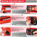 Portable Butane Gas Heater Camping Camp Tent Outdoor Hiking Camper Survival Red-2