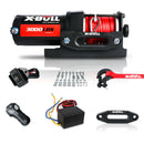 X-BULL Electric Winch 12V Wireless 3000lbs/1360kg Synthetic Rope BOAT ATV 4WD-9