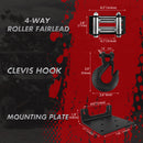 X-BULL Electric Winch 12V 5000LBS Wireless 15.2M Steel Cable ATV UTV 4WD Boat-9