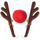 Reindeer Car Antlers and Nose Decoration Set Xmas Jingle Bells for Christmas-1