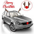 Reindeer Car Antlers and Nose Decoration Set Xmas Jingle Bells for Christmas-5