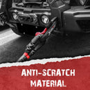 X-BULL Recovery Ring Soft Shackle Kit Snatch Block Pulley Rope Snatch Ring 4WD-6