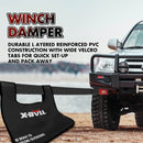 X-BULL 4WD Recovery Kit Kinetic Recovery Rope With 12000LBS Electric Winch 12V Winch 4WD 4X4 Offroad-5