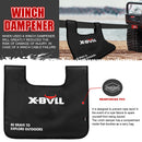 X-BULL Recovery Rope kit Snatch Strap Soft Shackles Hitch receiver Kinetic Tire Deflator-7