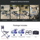 Fishing Chair With Aluminum Alloy For All-Terrains Portable Multifunctional Folding Adjustable Reclining Chair With Hind Legs-2