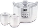 Joyoung White Porclain Slow Cooker 1.8L with 3 Ceramic Inner Containers-1