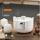 Joyoung White Porclain Slow Cooker 1.8L with 3 Ceramic Inner Containers-3