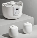 Joyoung White Porclain Slow Cooker 1.8L with 3 Ceramic Inner Containers-5