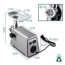 EuroChef Meat Grinder Electric Stainless Steel Mincer Sausage Kebbe Maker-5