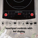 EuroChef Electric Induction Portable Cooktop Ceramic Hot Plate Kitchen Cooker 10AMP-7