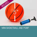 Dr.Dunk Indoor Mini Basketball Hoop Ring Backboard Kit Door Mounted Mount Kid Set-7