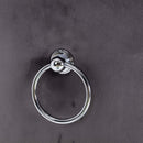 8x Velvet Dining Chairs Upholstered Tufted Kithcen Chair with Solid Wood Legs Stud Trim and Ring-Gray-14