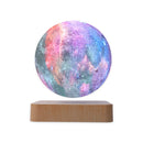 GOMINIMO Magnetic Levitating Galaxy Moon (Light Brown Base)-1