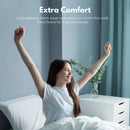 GOMINIMO 4 Fold Memory Foam Folding Mattress Dark Grey Velvet-6