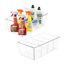 GOMINIMO 2 Pack Storage Bin with Divider-1