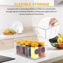 GOMINIMO 2 Pack Storage Bin with Divider-6