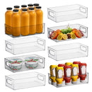 GOMINIMO Set of 8 Clear Fridge Food Storage Containers-8