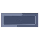 GOMINIMO Anti-Slip Bath Mat Diatom 45*150cm (Blue)-1