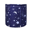 GOMINIMO Portable Foldable Bathtub Thickening with Thermal Foam 65X70cm (Star Blue)-10