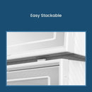 GOMINIMO Plastic Shoe Box 12PCS Medium Size (White)-2