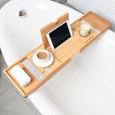 GOMINIMO Expandable Bamboo Bathup Caddy Trays-7