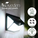NOVEDEN 4 Packs Solar LED Lights with 3 Light Modes (Black)-2