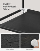 SONGMICS 10 Tier Metal Shoe Rack for 50 Pairs Non-Woven Fabric Shelves Black-8