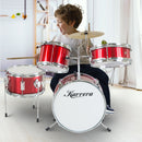 Karrera Children's 4pc Drum Kit - Red-9