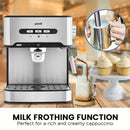 Pronti Toaster, Kettle & Coffee Machine Breakfast Set - Black-7