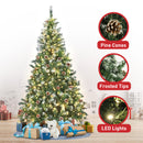 Christabelle 1.2m Pre Lit LED Christmas Tree Decor with Pine Cones Xmas Decorations-8