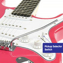 Karrera 39in Electric Guitar  - Pink-5