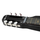 Karrera 29in 6-String Lap Steel Hawaiian Guitar - Black-4