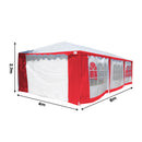 Wallaroo 4x8 Outdoor Event Wedding Marquee Tent Red-5