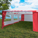 Wallaroo 4x8 Outdoor Event Wedding Marquee Tent Red-8