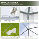 Wallaroo 6x4.5m Wedding Gazebo Marquee with Sidewalls-10